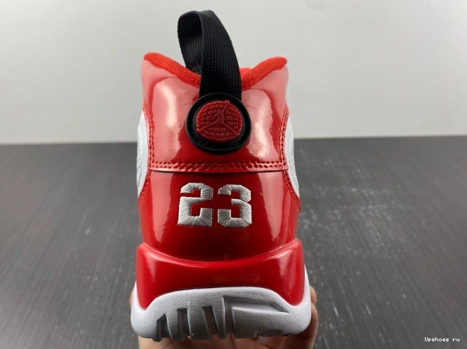 302370-160 Jordan White Red Gym Retro 9 1205